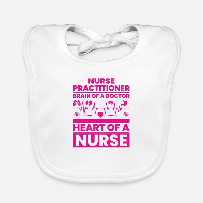 Lustiges Krankenschwestergeschenk Krankenschwester Geschenk Baby Bio-Lätzchen