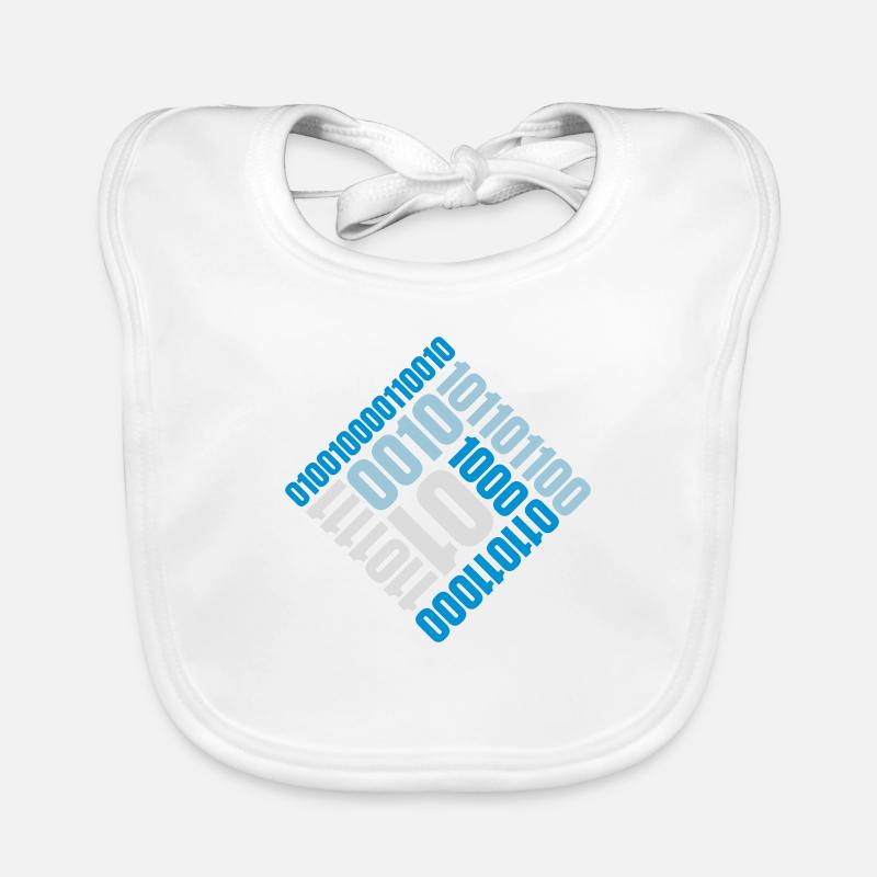 Binär Code Programm Sprache Baby Bio-Lätzchen