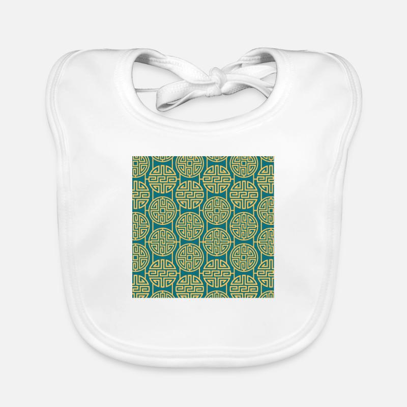 Chinese pattern Organic Baby Bibs