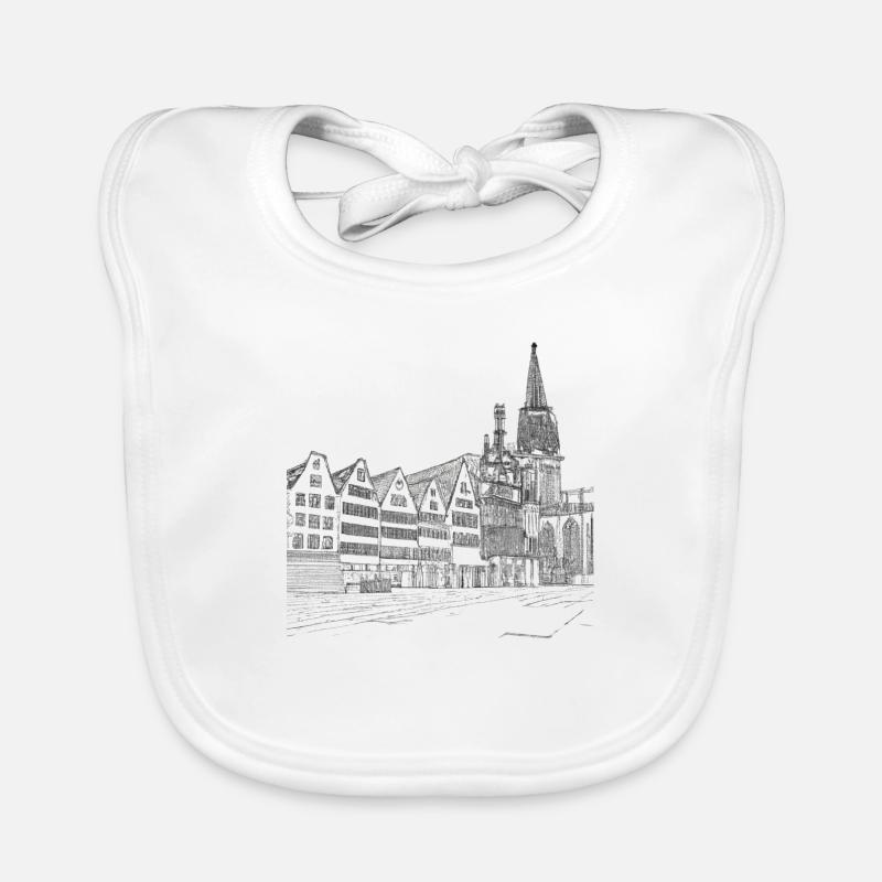 Dessin de Münster Bavoir bio Bébé