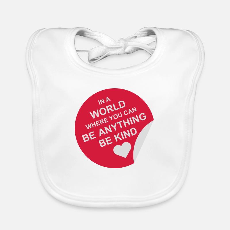 you can be kind Organic Baby Bibs