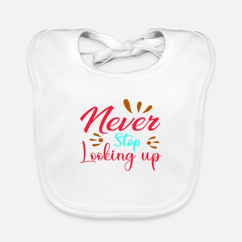 Never Stop Looking up Baby Bio-Lätzchen
