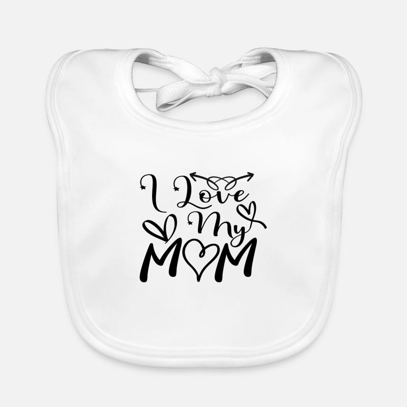 J’aime ma mère Bavoir bio Bébé