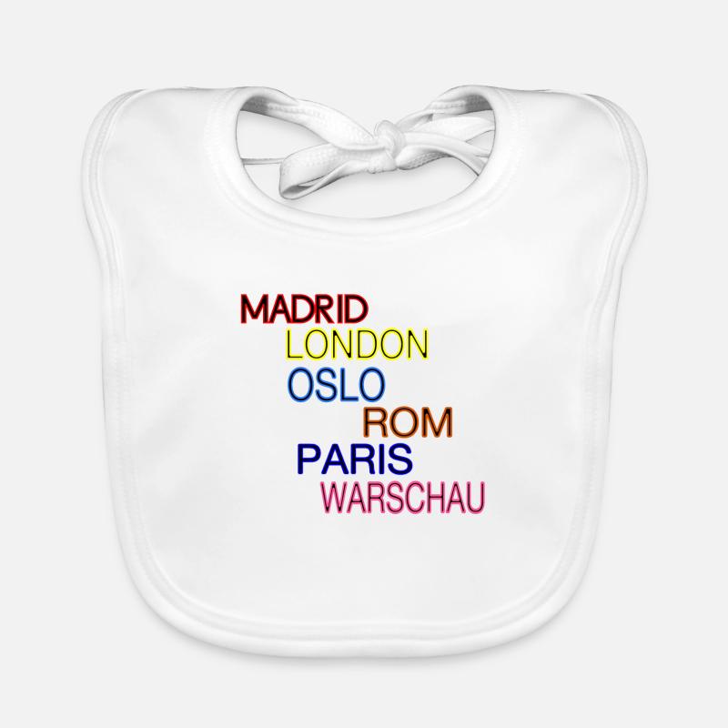 Cities Organic Baby Bibs