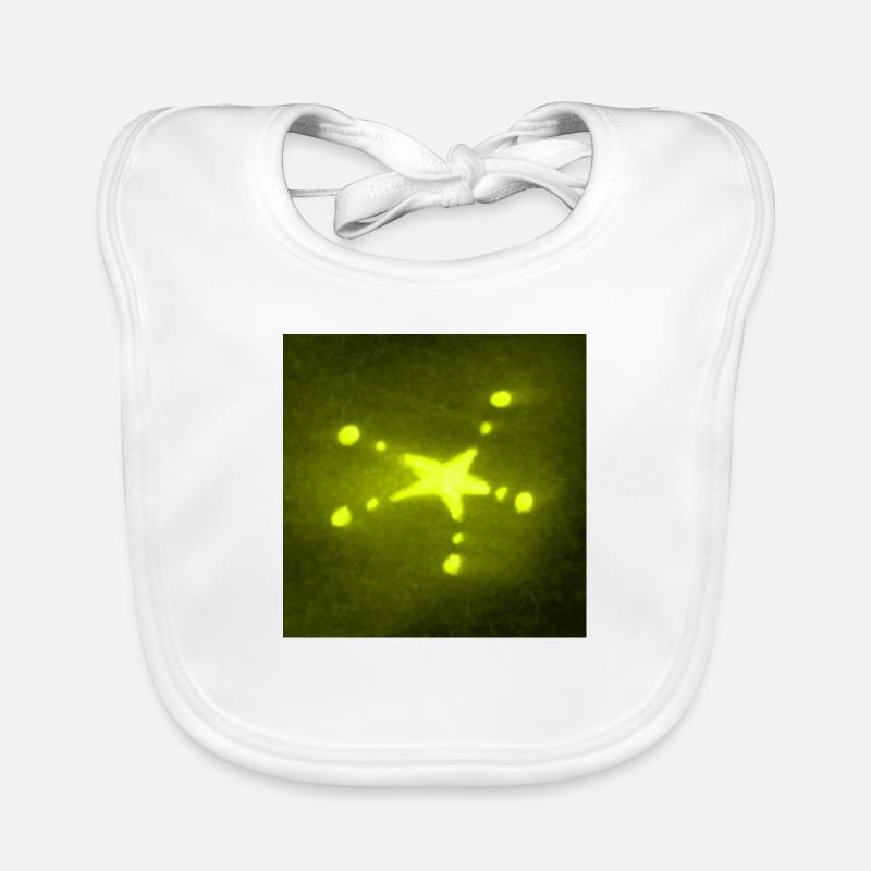 ÉTOILE JAUNE Bavoir bio Bébé