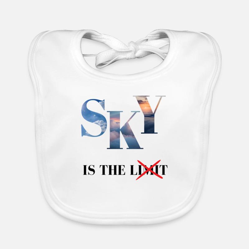 SKY IS NOT THE LIMIT Baby Bio-Lätzchen