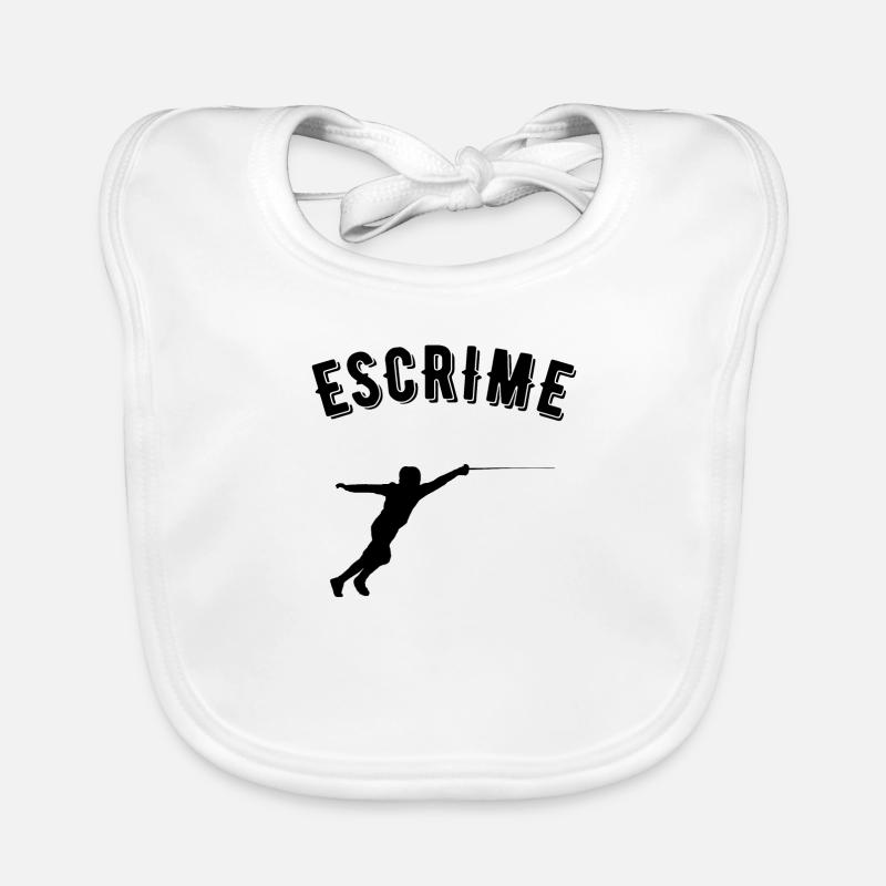 escrime Bavoir bio Bébé
