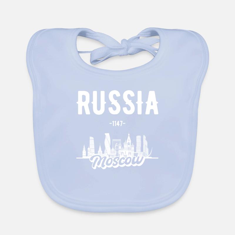 Moscou Russie Cadeau de Noël Bavoir bio Bébé