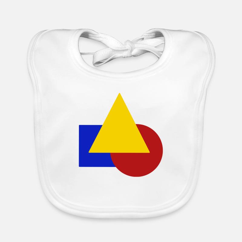 Geometrisch Baby Bio-Lätzchen