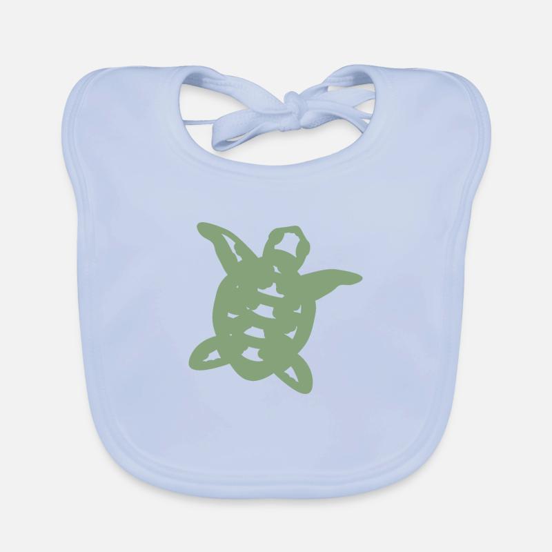 Schildkröte Baby Bio-Lätzchen