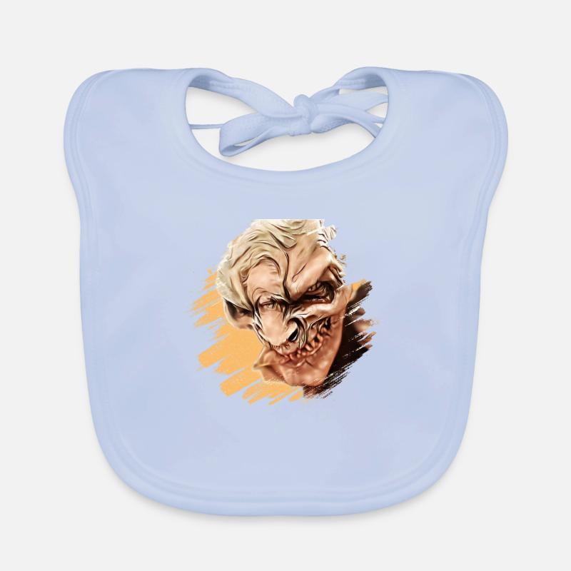 Krampus Percht Devil 2322 Bavoir bio Bébé