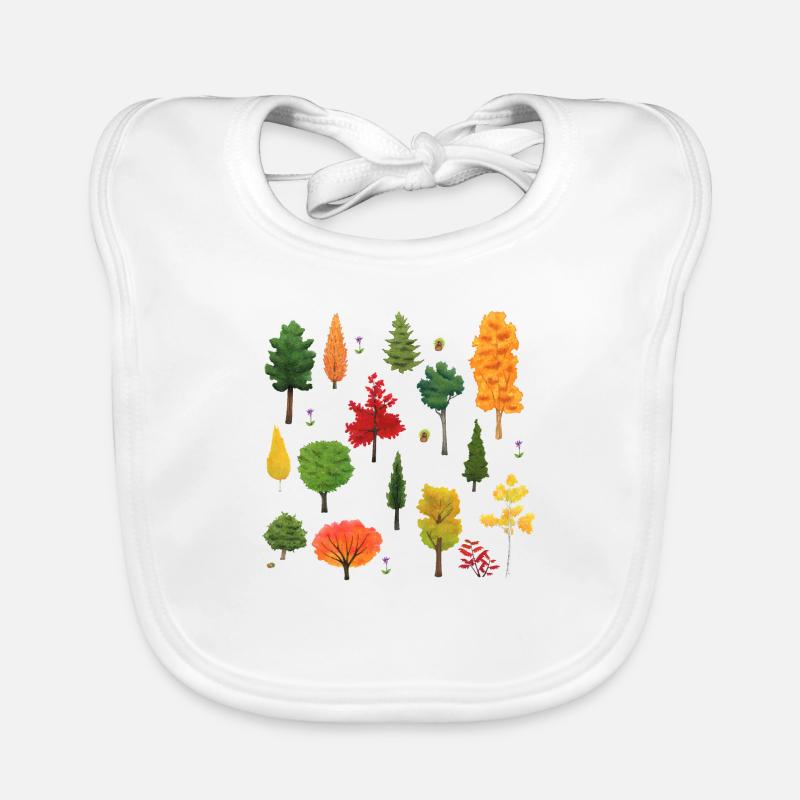 Arbres Bavoir bio Bébé