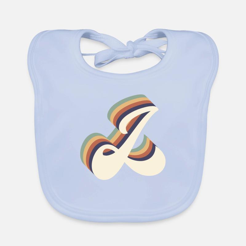 letter l Organic Baby Bibs