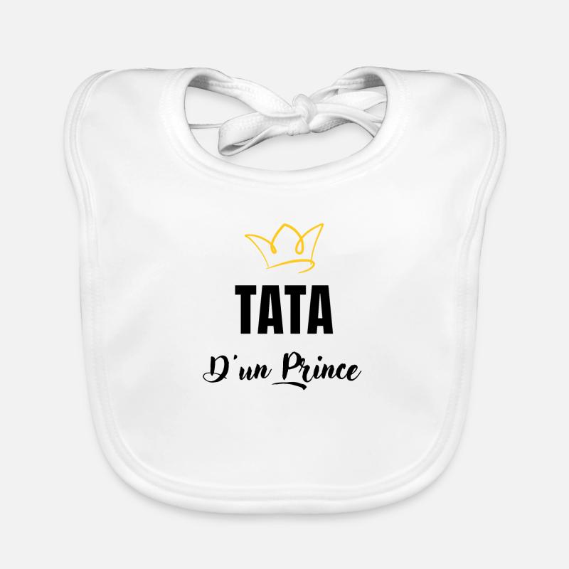 tata d'un prince Bavoir bio Bébé