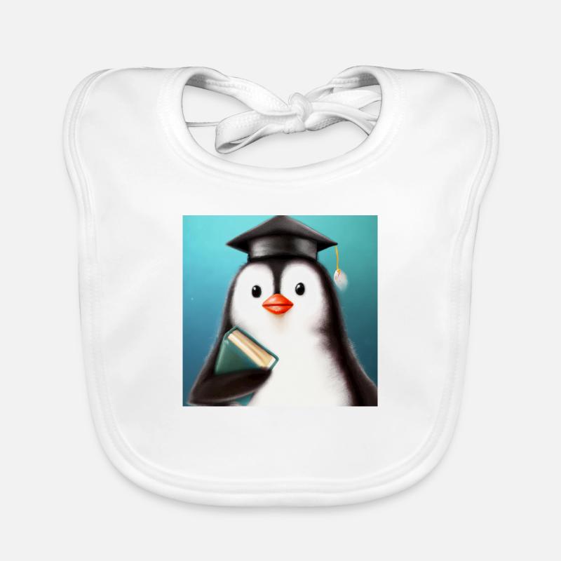 Pinguin Absolvent Baby Bio-Lätzchen