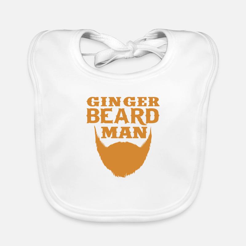 Ginger Beard Man Organic Baby Bibs
