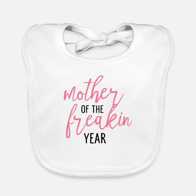 Muttertag Mama Mutterschaft Geschenk Mama Mama - Baby Bio-Lätzchen - Weiß