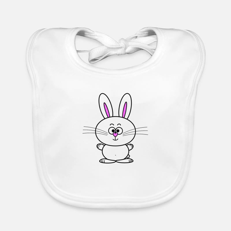Lapin de Pâques Bavoir bio Bébé