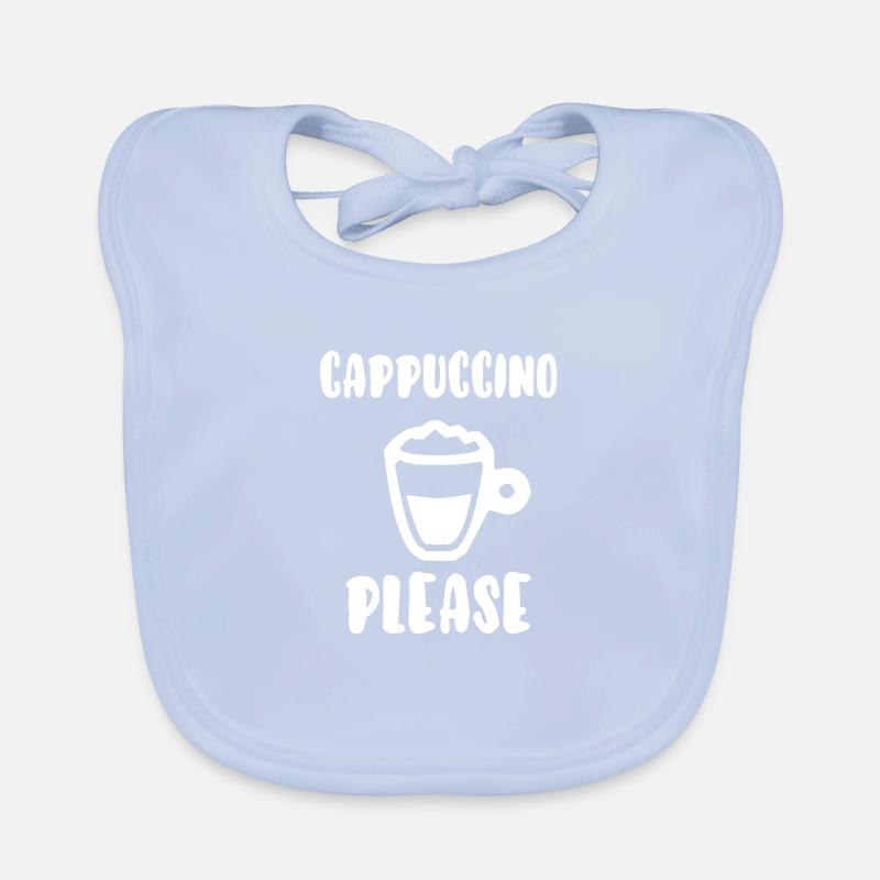 Cappuccino please Organic Baby Bibs