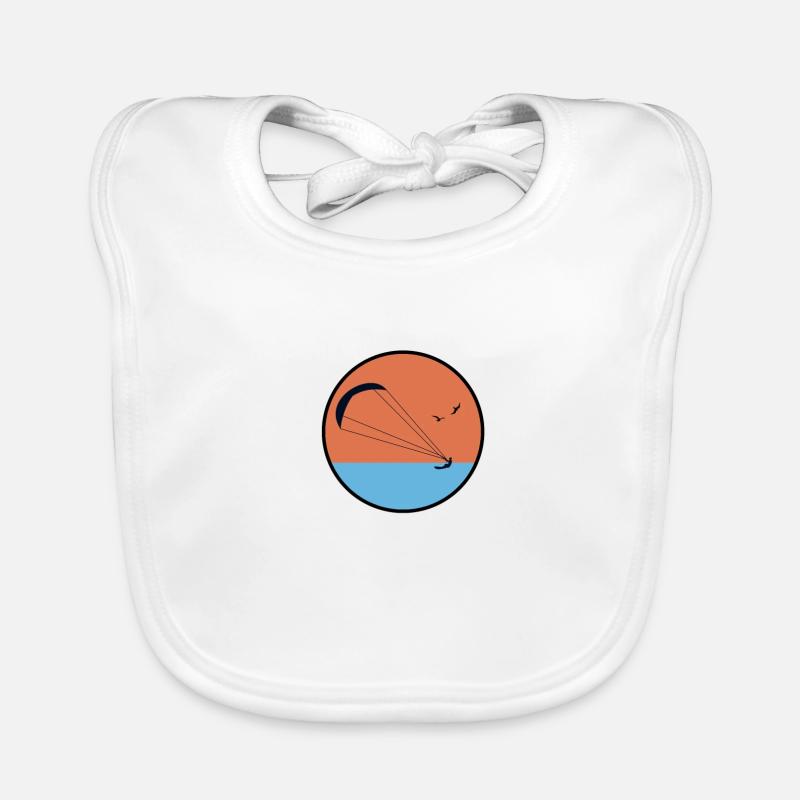 Kitesurfer Baby Bio-Lätzchen