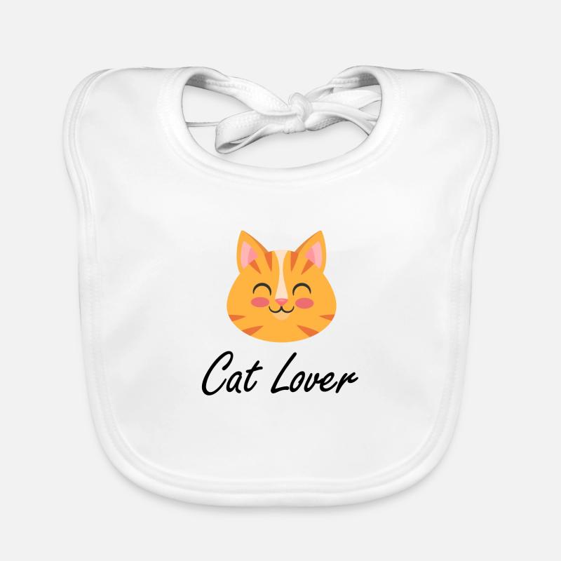 Cat Lover Baby Bio-Lätzchen