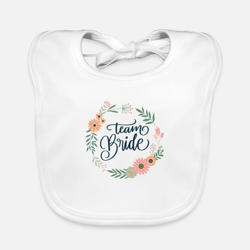 Team Bride 2 Baby Bio-Lätzchen