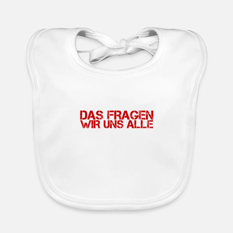 das kann keiner glauben Baby Bio-Lätzchen