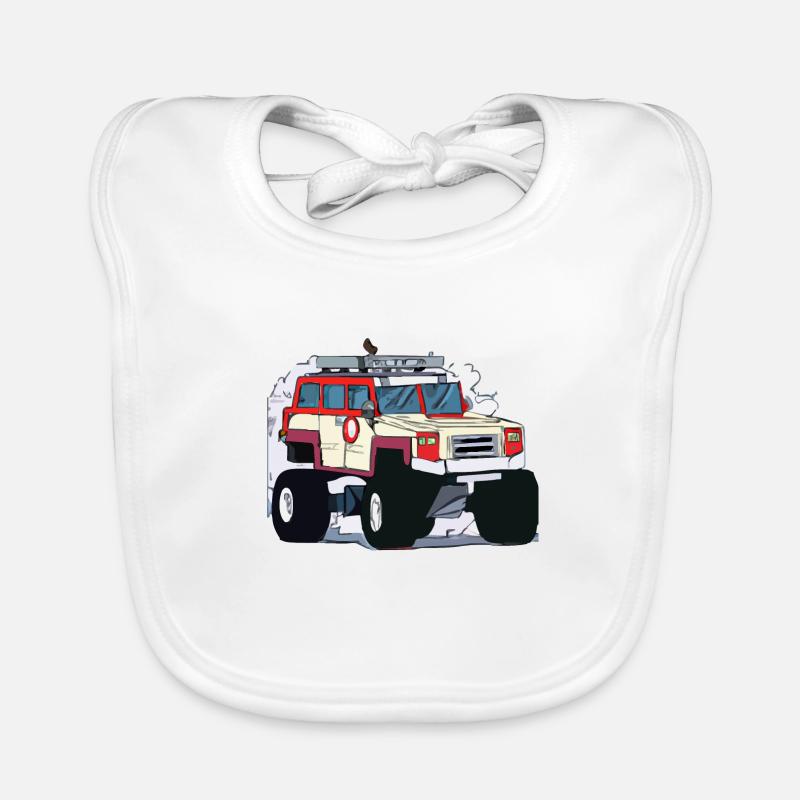 4X4 tout équipé Bavoir bio Bébé