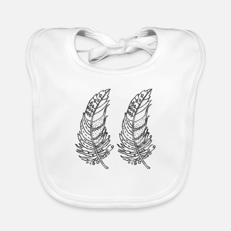 Feder Baby Bio-Lätzchen