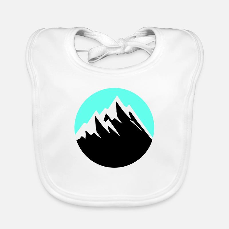 Mountains Organic Baby Bibs