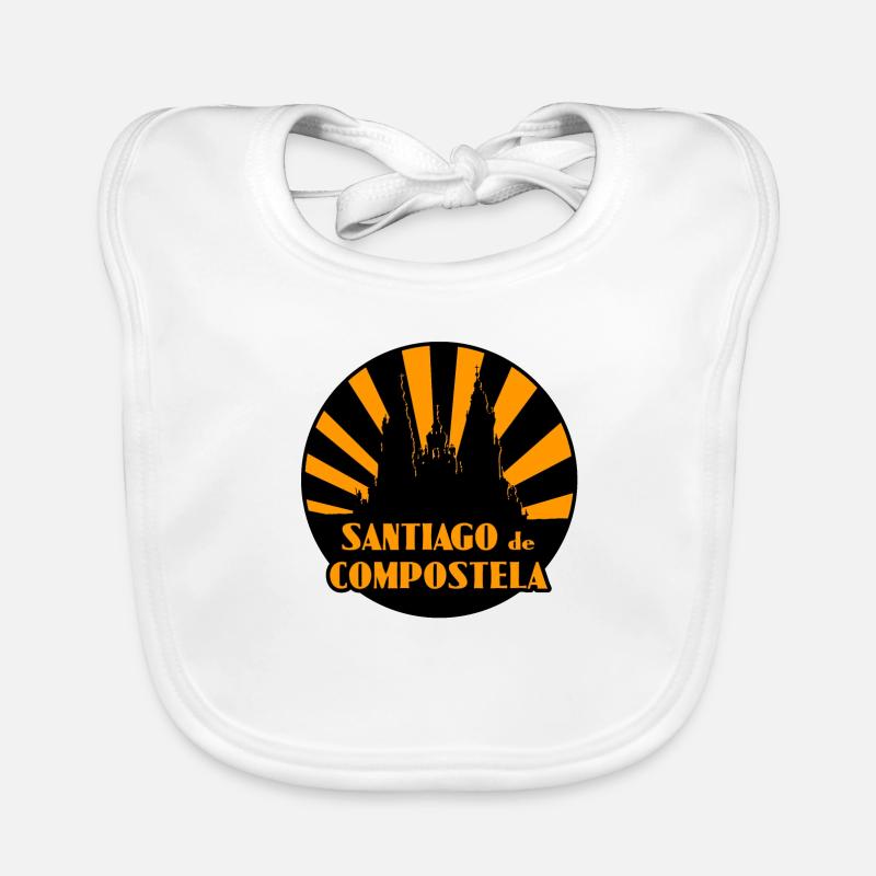 santiago de compostela Baby Bio-Lätzchen