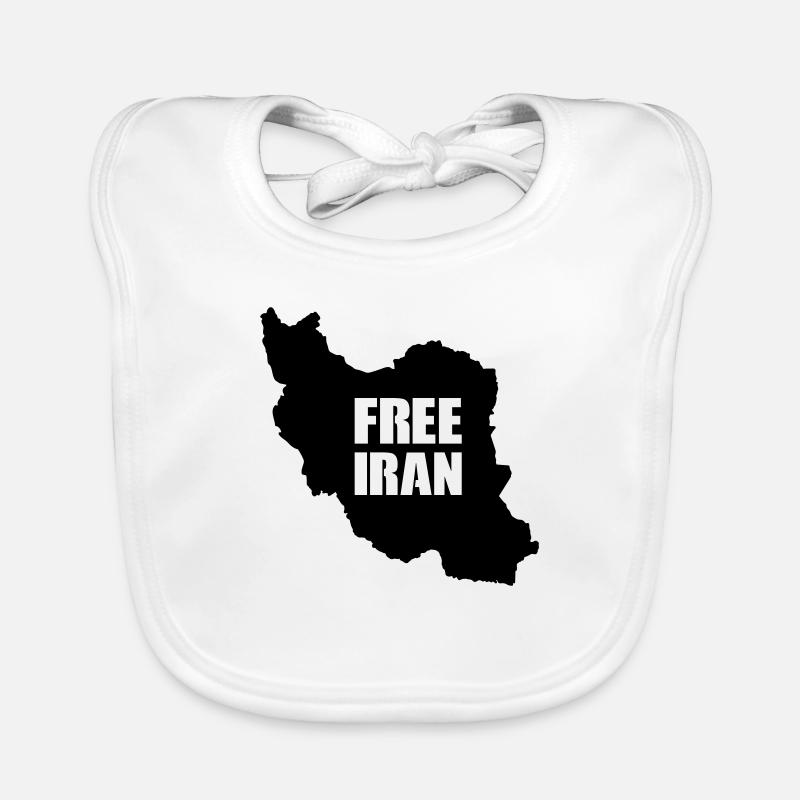 Iran libre Bavoir bio Bébé