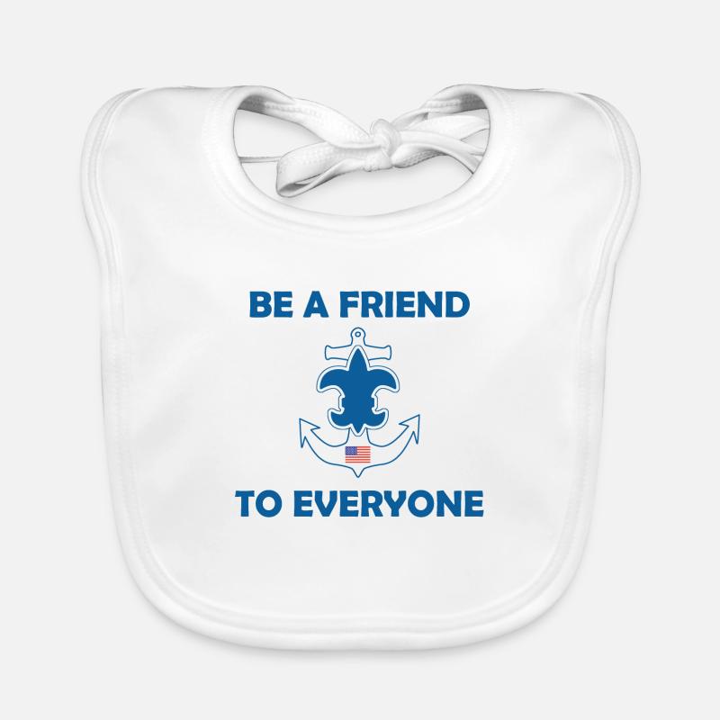 Sea Scout Laws Oath Organic Baby Bibs