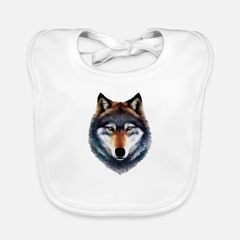 Wolf power Organic Baby Bibs