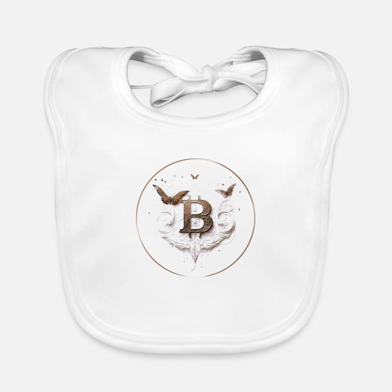Bitcoin Seven by Patrick Hager Organic Baby Bibs