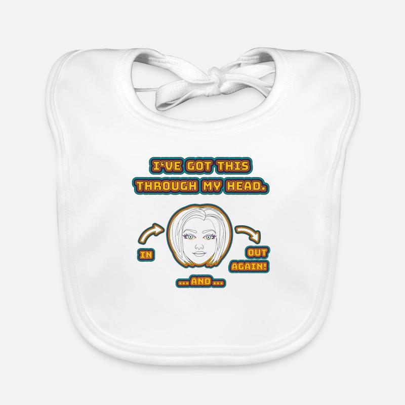 Design drôle et non réfléchi / dictons drôles Bavoir bio Bébé