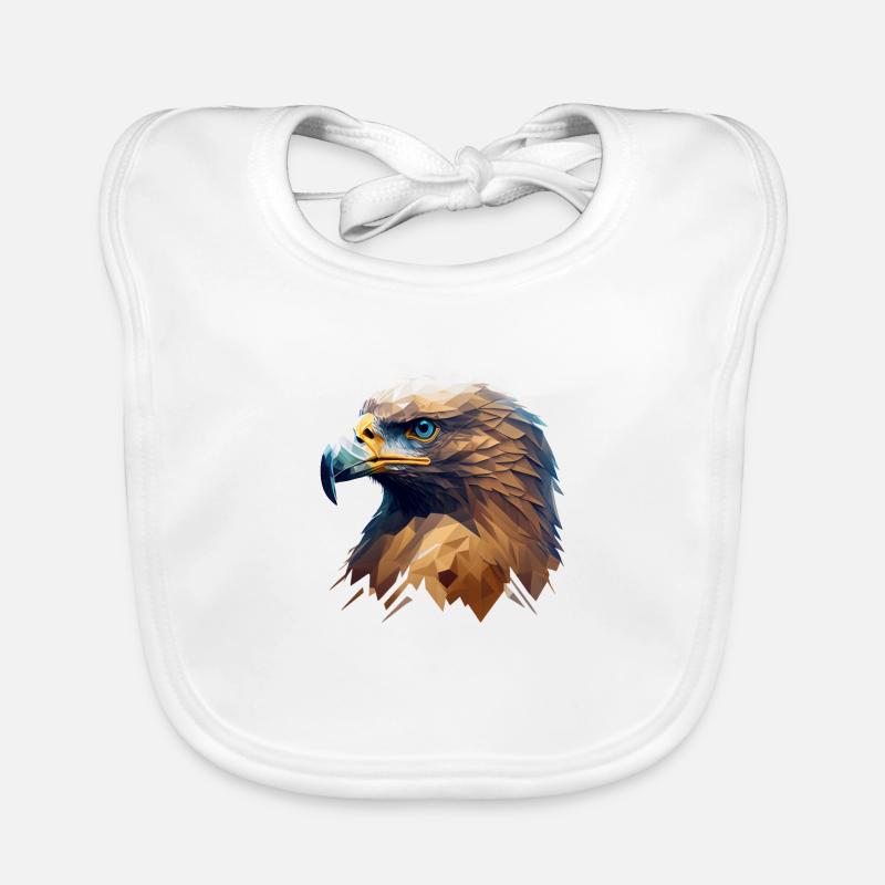 EAGLE - Baby Bio-Lätzchen - Weiß