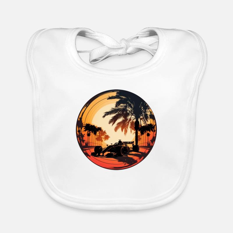 Sunset Formule1 Bavoir bio Bébé