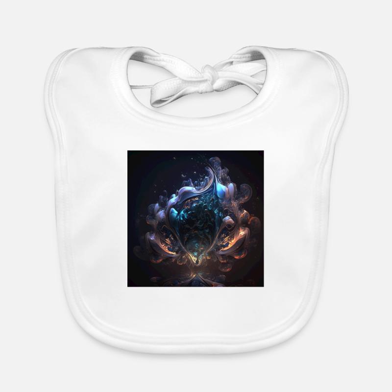 Digitale Kunst Abstract n°5 Baby Bio-Lätzchen