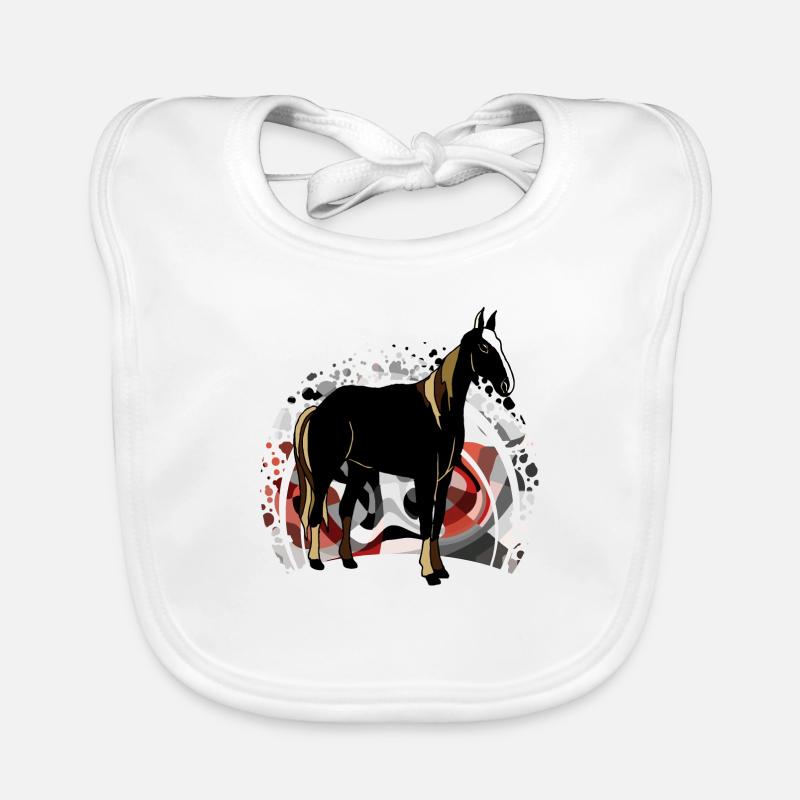 Cheval Bavoir bio Bébé