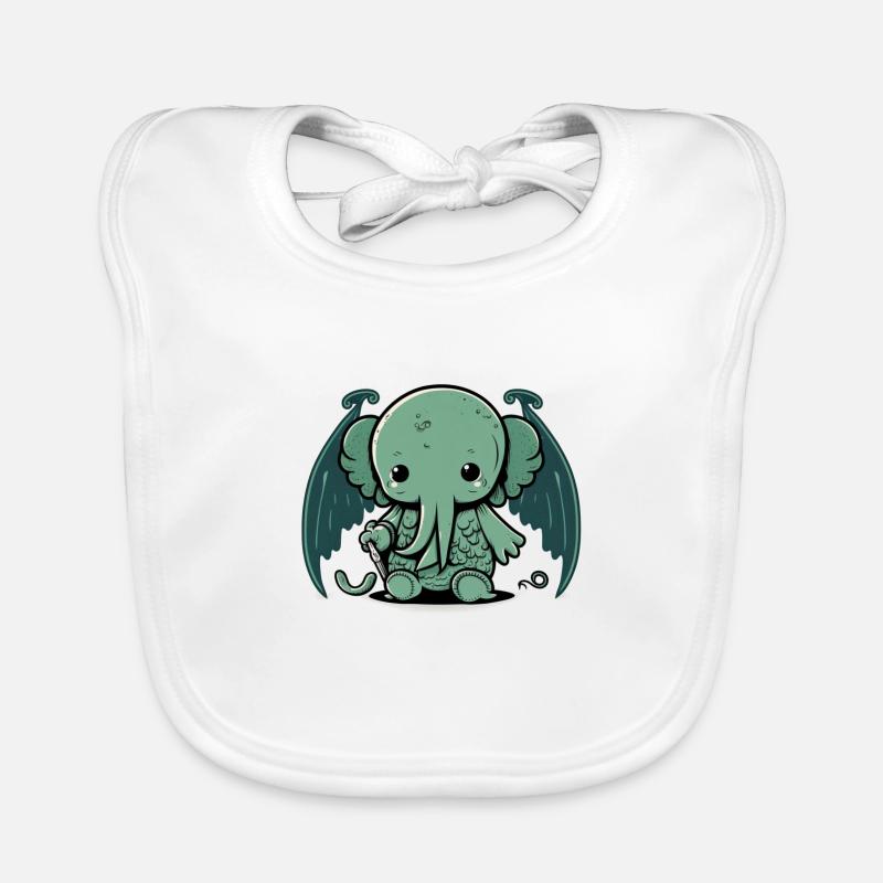 Bébé Cthulhu Bavoir bio Bébé