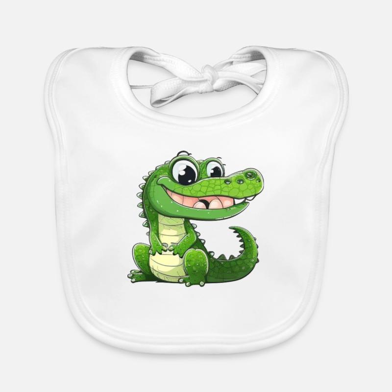 Ein Krokodil namens Tabalus Baby Bio-Lätzchen