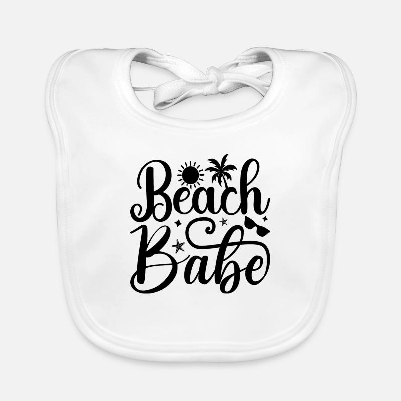 Beach Babe Organic Baby Bibs