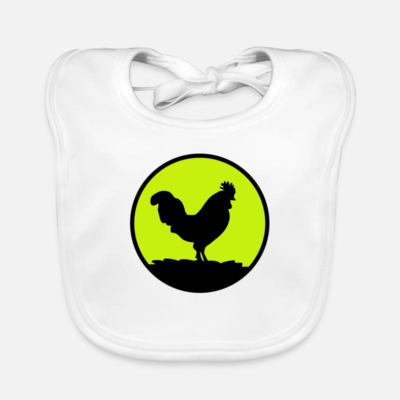 Rooster Organic Baby Bibs