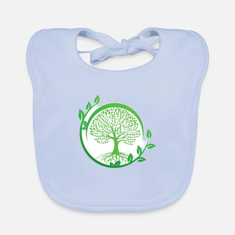 Baum des Lebens. Keltisch Baby Bio-Lätzchen