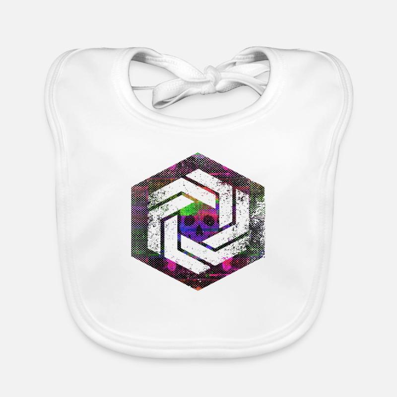 Codage géométrique du programmeur de programmation hexagonale Bavoir bio Bébé