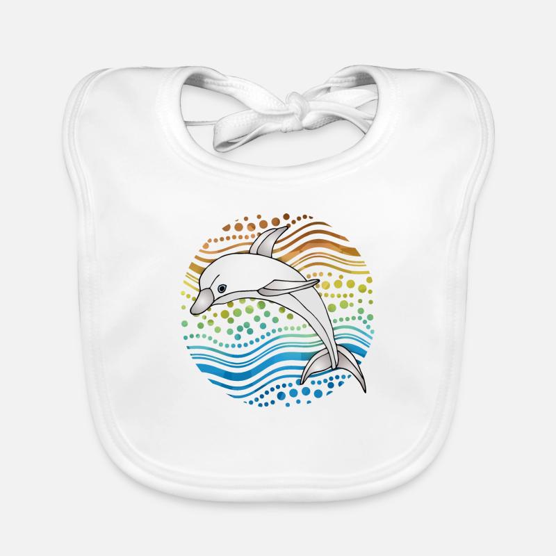 Delfin Baby Bio-Lätzchen