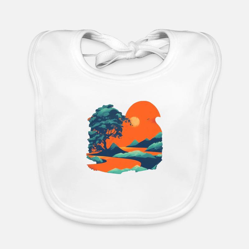 A tree Organic Baby Bibs