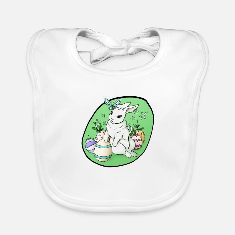 Lapin de Pâques Bavoir bio Bébé