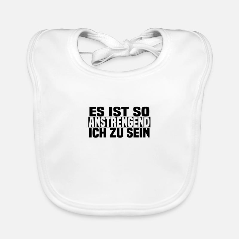 anstrengend ich zu sein Baby Bio-Lätzchen